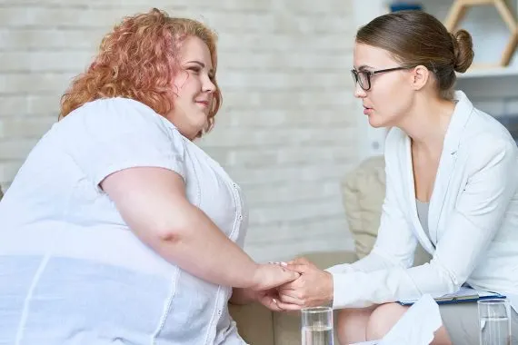woman patient consultation with surgeon