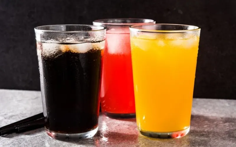 several beverages